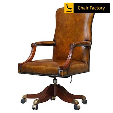 Sobek Italian Leather Visitor Chair